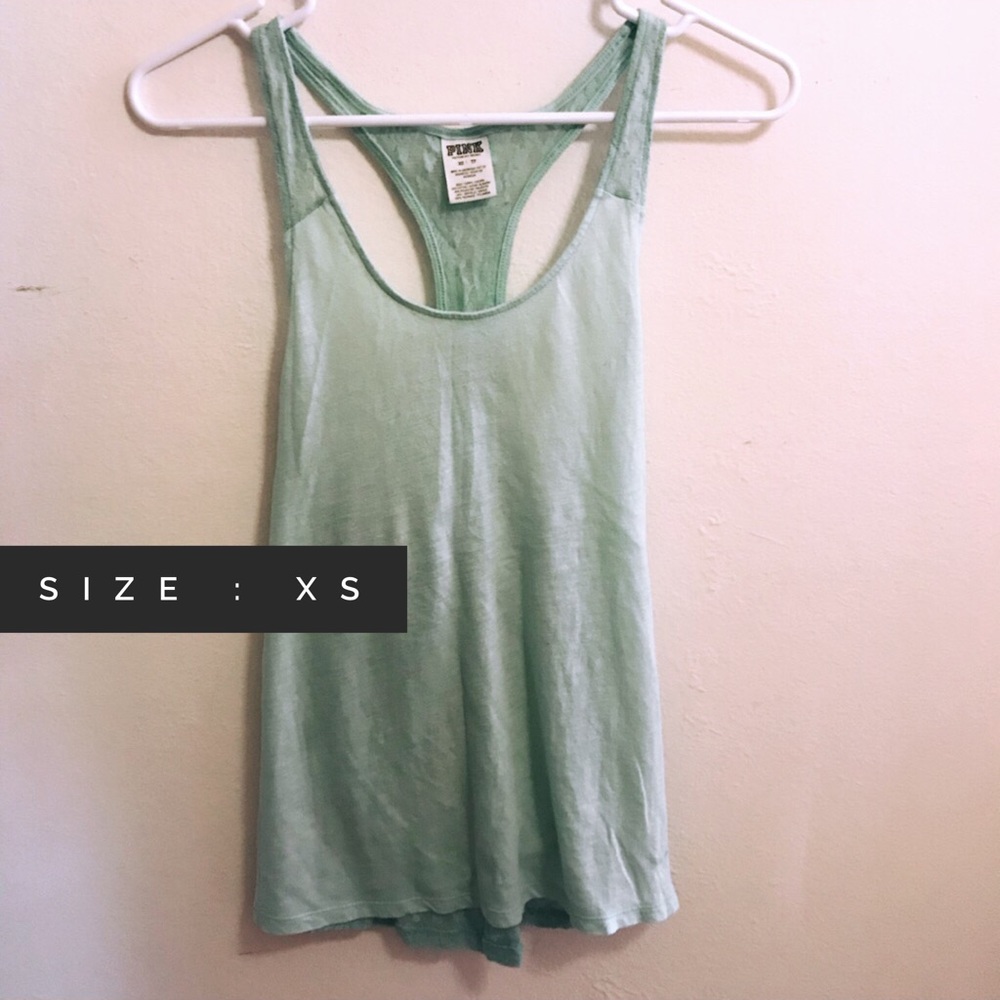 PINK // Lace, RazorBack Tank.